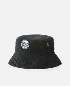 Rip Curl Wetsuit Icon Mid Brim Hat - Black