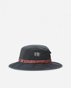 Rip Curl Solid Rock Wide Brim Hat - Black