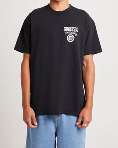 S Double Combo Platter Tee - Washed Black