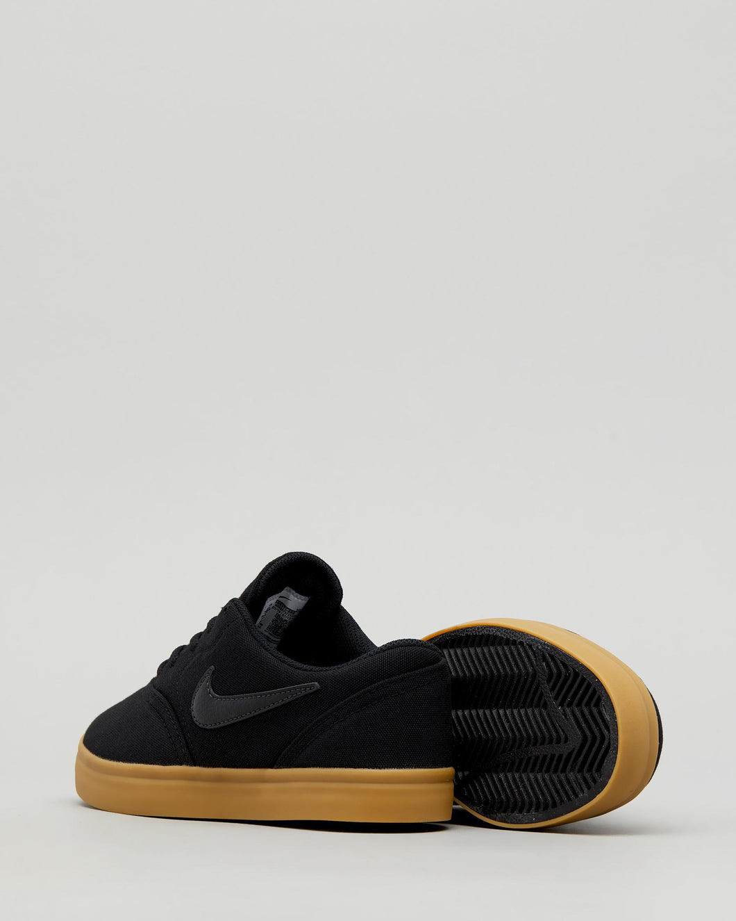Nike SB Check Canvas Shoe Black/Gum – Arnold's - Main Image