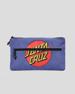 Santa Cruz Classic Dot Pencil Case - Dark Blue