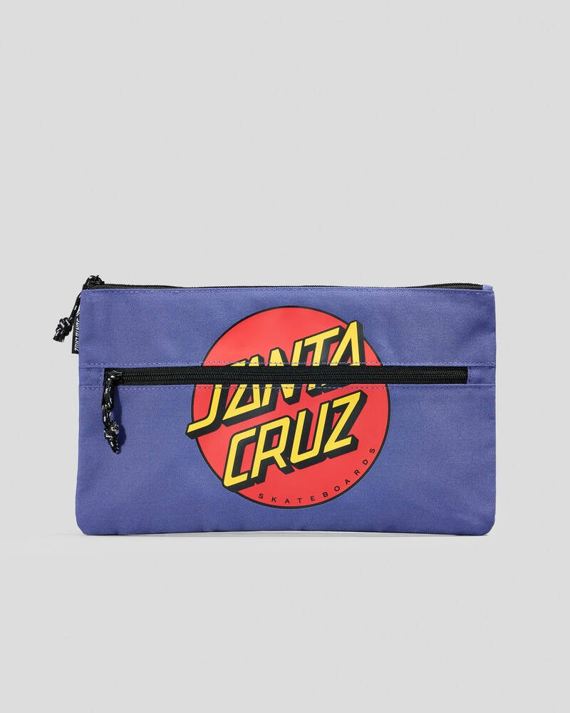 Santa Cruz Classic Dot Pencil Case - Dark Blue