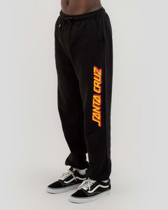 Santa Cruz Adults Classic Strip Track Pant - Black