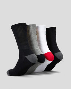 Santa Cruz Classic Dot Socks 4 Pack - Multi