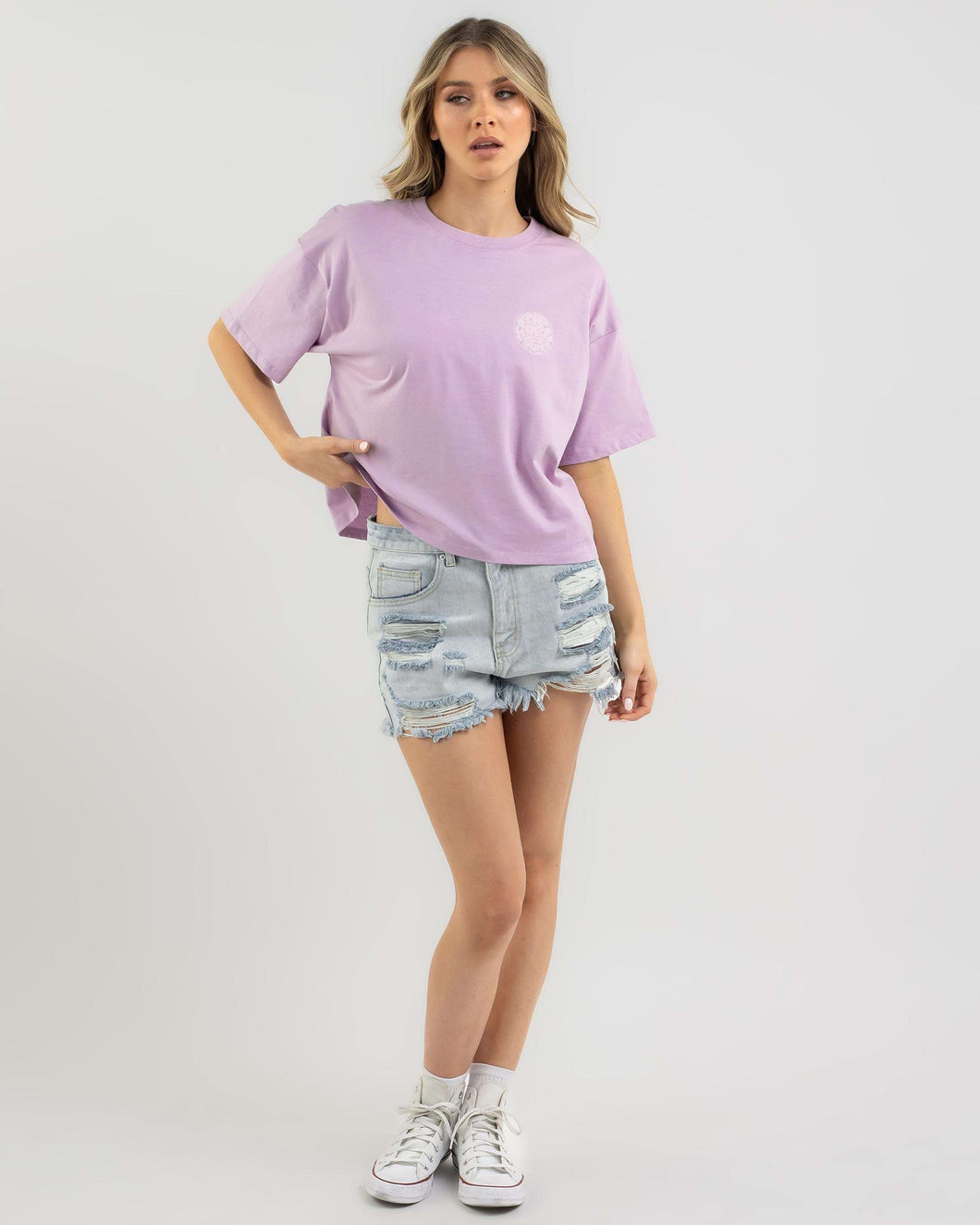 Rip Curl Icons of Surf Heritage Tee 2 - Lilac