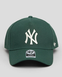 '47 Brand New York Yankees MVP DT Snapback Hat - Dark Green