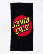 Load image into Gallery viewer, Santa Cruz Classic Dot Towel - Black
