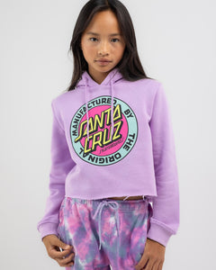 Santa Cruz MFG Retro Dot Front Hoody - Lavender