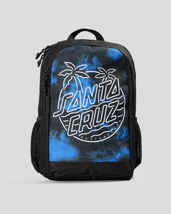 Santa Cruz Glow Dot Mono Backpack - Cobalt Tie Dye