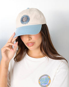 Santa Cruz Funky Flower Cap - Off White Mist