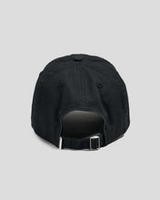 Load image into Gallery viewer, S Double Shawn Script Strapback Cap - Black
