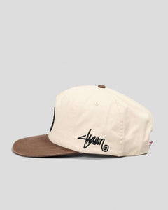 S Double S-Dot Snapback - Chocolate