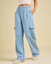 Load image into Gallery viewer, Rhythm Insider Cargo Track Pant - Dusty Blue
