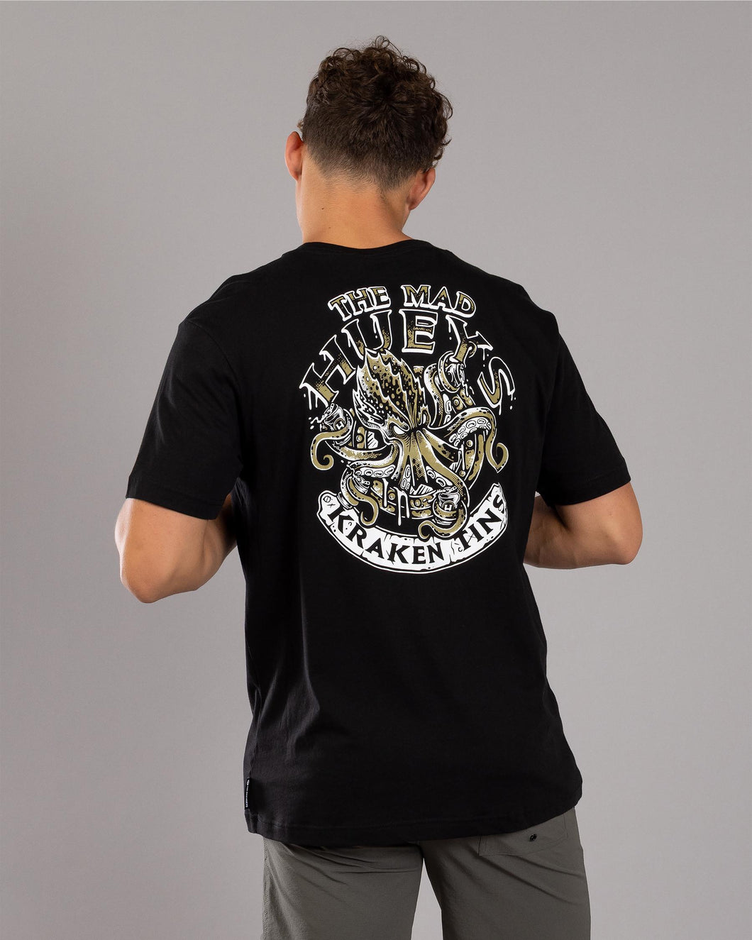 The Mad Hueys Kraken Port Hole SS Tee - Black