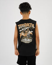 Load image into Gallery viewer, The Mad Hueys Terodactyl Youth Muscle  - Black
