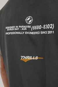 Thrills Target Eyes Merch Fit Muscle Tee - Merch Black