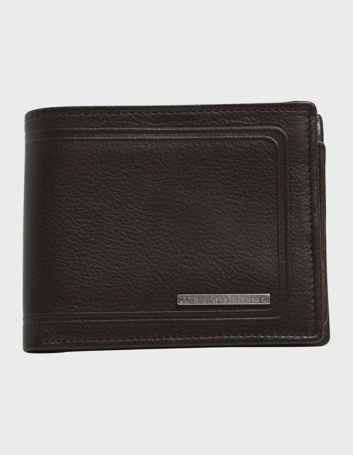 Billabong Scope 2-in-1 Bi-Fold Leather Wallet - Java