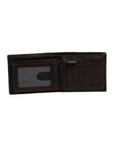 Billabong Scope 2-in-1 Bi-Fold Leather Wallet - Java