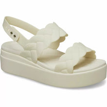 Load image into Gallery viewer, Crocs Brooklyn Woven Low Wedge - Dew
