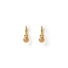 Load image into Gallery viewer, Arms Of Eve Crushed Birthstone Earrings - February
