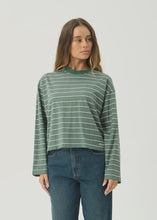 Load image into Gallery viewer, Afends Altitude Long Sleeve Tee - Pine Stripe
