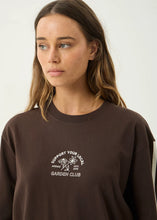Load image into Gallery viewer, Afends Community Garden Long Sleeve Tee - Coffee
