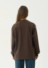 Load image into Gallery viewer, Afends Community Garden Long Sleeve Tee - Coffee
