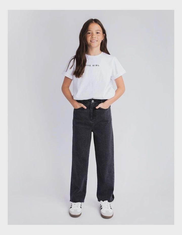 Eve Girl Skye Denim Jeans (8-14) - Washed Black