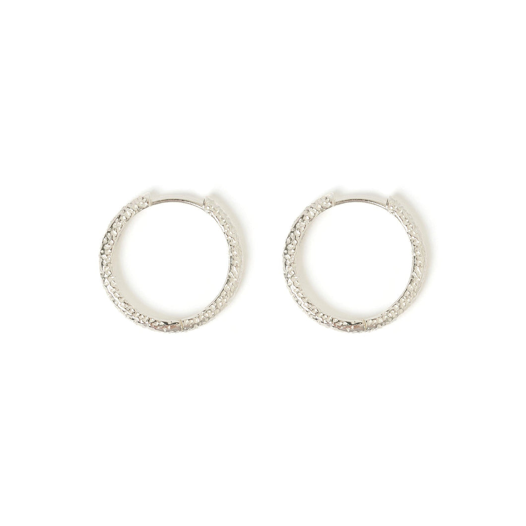 Arms Of Eve Arabella Hoop Earrings - Silver