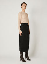 Load image into Gallery viewer, Esmaee Fleetwood Denim Skirt - Midnight
