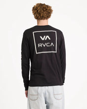 Load image into Gallery viewer, RVCA Big RVCA Glitch LS - Black
