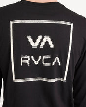 Load image into Gallery viewer, RVCA Big RVCA Glitch LS - Black
