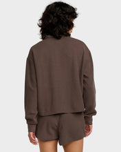 Load image into Gallery viewer, RVCA Glory Waffle Long Sleeve Shirt - Brown Bear
