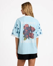 Load image into Gallery viewer, RVCA Womens Toni Ringer T-Shirt - Crystal Blue
