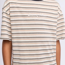 Load image into Gallery viewer, St. Goliath Stripe Ringer Tee (3-7) - Tan
