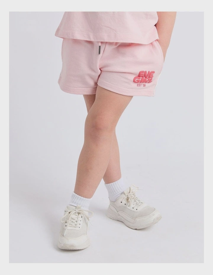 Eve Girl Sports Club Fleece Short - Pale Pink