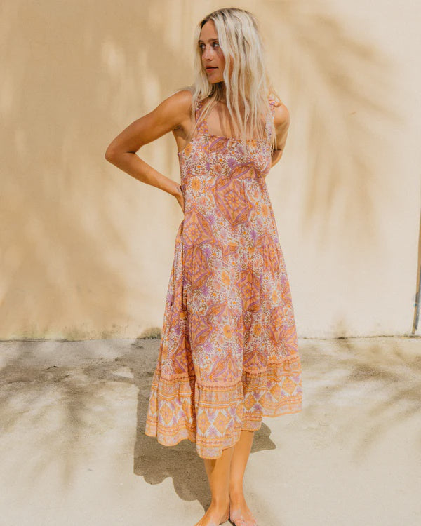 Billabong Womens Just For You Midi Dress - Sunstone