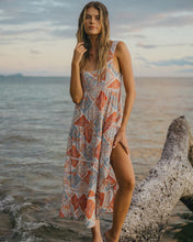Load image into Gallery viewer, Billabong Forever Folk Shine Midi Dress - White Cap
