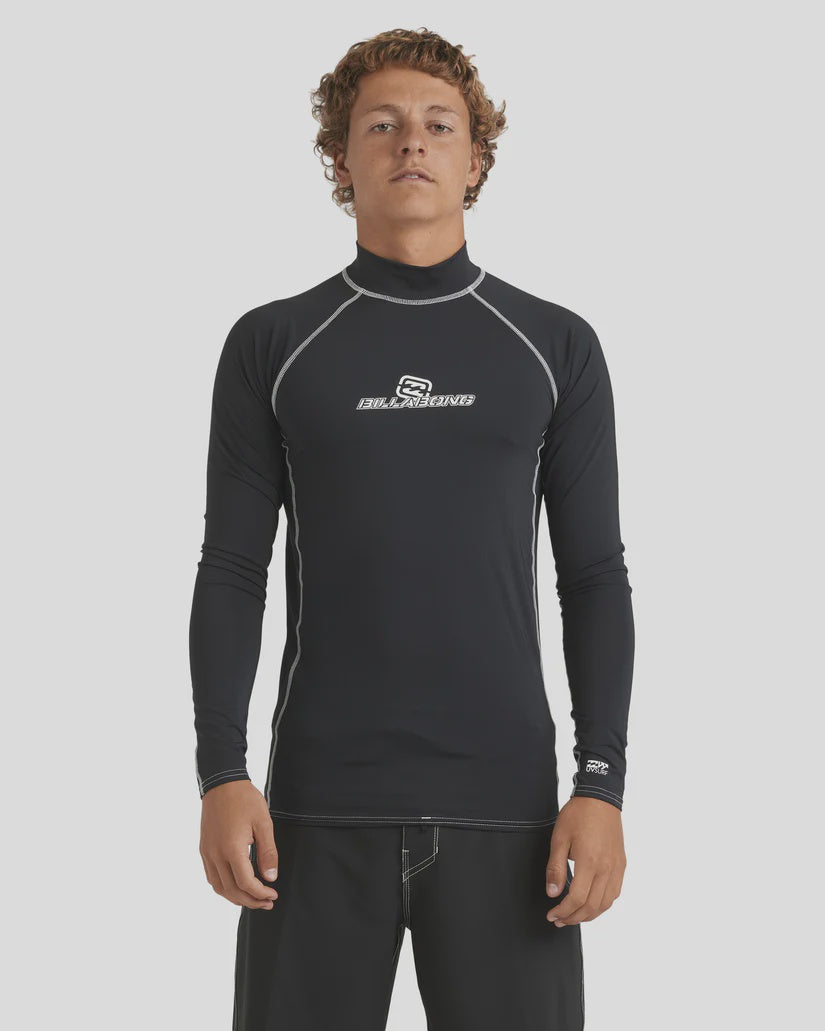 Billabong Mens Jimmy Contrast Long Sleeve Rash Vest