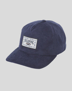 Billabong Mens Heritage Snapback Cap - Steel Blue