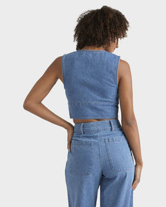 Billabong Indigo Skies Top - Salt Washed
