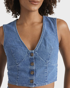 Billabong Indigo Skies Top - Salt Washed