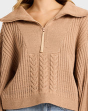 Load image into Gallery viewer, Billabong Sun Zippy Sweater - Truffle
