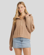 Load image into Gallery viewer, Billabong Sun Zippy Sweater - Truffle
