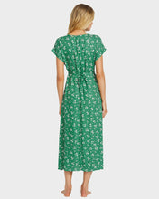 Load image into Gallery viewer, Billabong Bright Skies Midi Dress - Island Green
