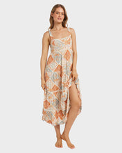 Load image into Gallery viewer, Billabong Forever Folk Shine Midi Dress - White Cap
