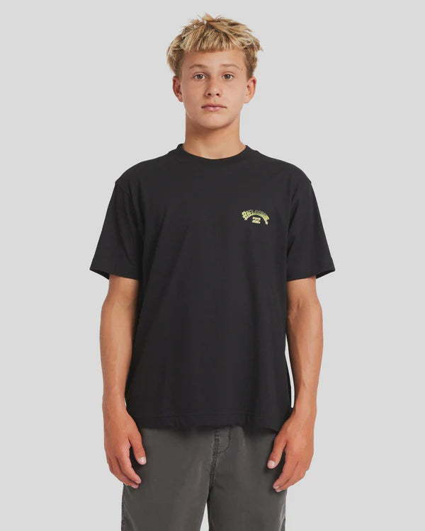 Billabong Boys 8-16 Wax Arch T-Shirt - Black