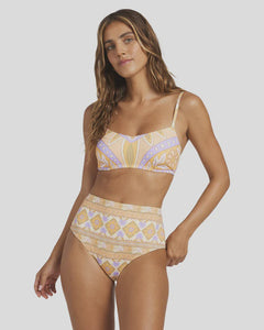 Billabong Just For You High Retro Bikini Bottom - Sunstone