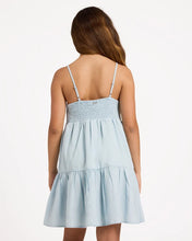 Load image into Gallery viewer, Billabong Wave After Wave Junior Girls Dress - Sky Gray
