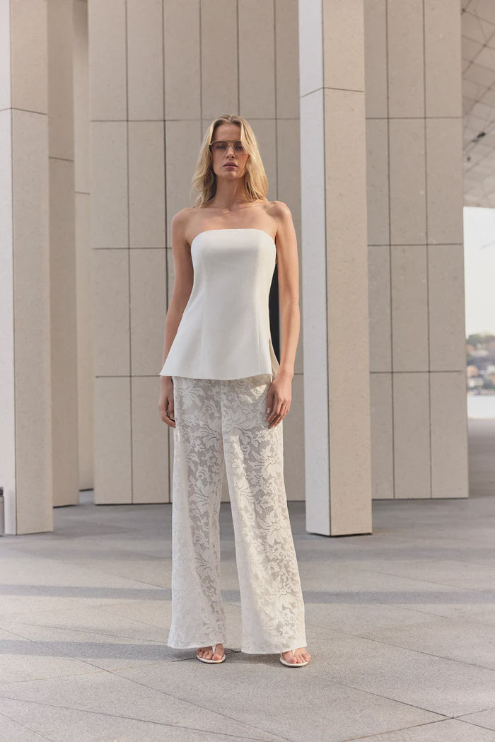 Esmaee Parasol Pant - Parasol White